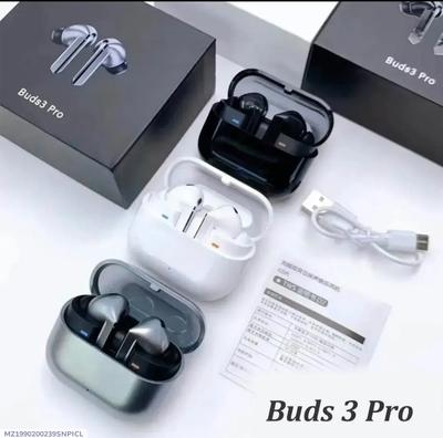 Buds Pro 3 Wireless TWS Earbuds | 20+ Hours Battery | ANC & ENC Noise Reduction | Bluetooth 5.3 Deep Bass Earphones for Android & iOS