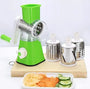 Multifunctional Roller Vegetable Cutter, 3 In 1 Vegetable Slicer And Cutter, Manual Rotary Drum Greator, Hand Roller Type Square Drum Vegetable Cutter with 3 Removable Blades For Kitchen
