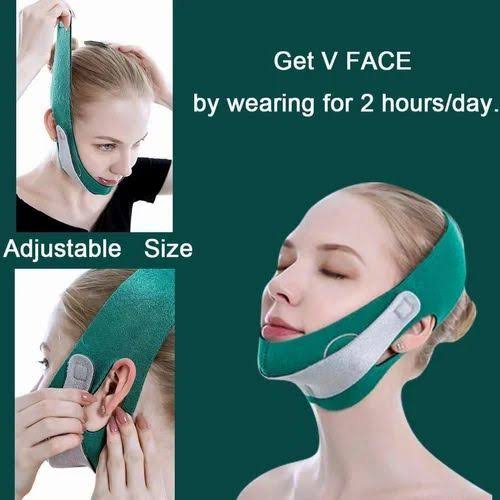 V-Line Face Slimming Belt | Adjustable Double Chin Reducer & Facial Lifting Strap