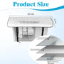 Waterproof Aluminum Foil AC Outdoor Unit Cover | Pack of 3 | Heat Resistant Sun & Rain Protection