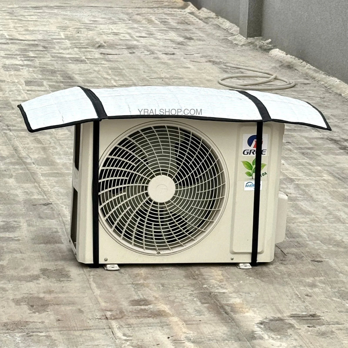 Waterproof Aluminum Foil AC Outdoor Unit Cover | Pack of 3 | Heat Resistant Sun & Rain Protection